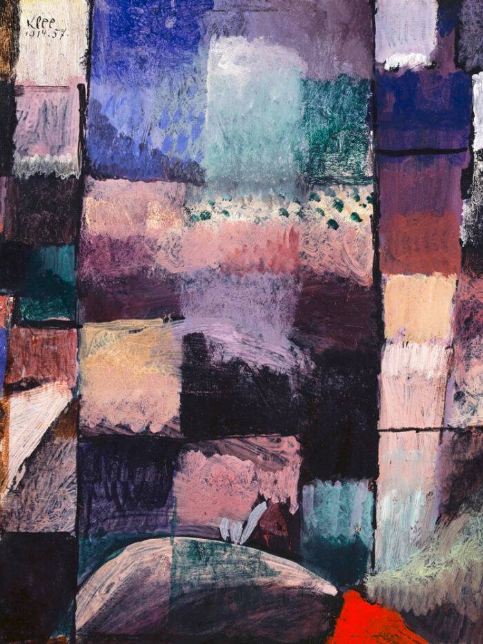 About-a-motif-from-Hammamet-(1914)-av-Paul-Klee