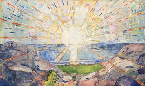 Edvard-Munch's-Solenintro-(1912-1913)