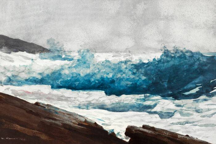 Prout's-Neck,-Breakers-(1883)-av-Winslow-Homer