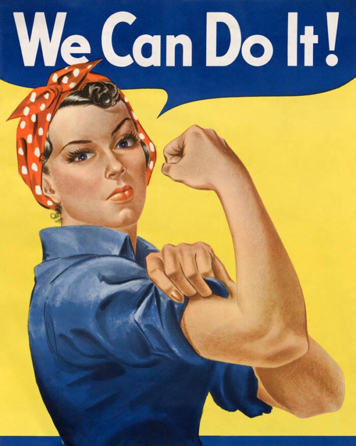 We Can Do It! veggbilde