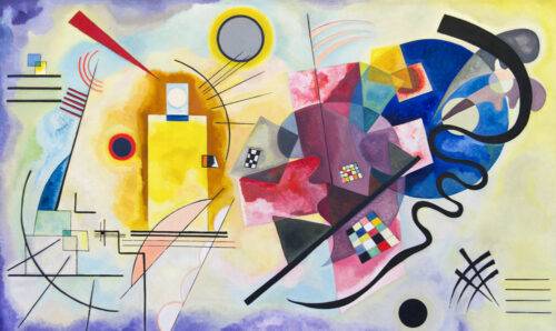 Yellow-Red-Blue-abstract-painting-by-Wassily-Kandinsky