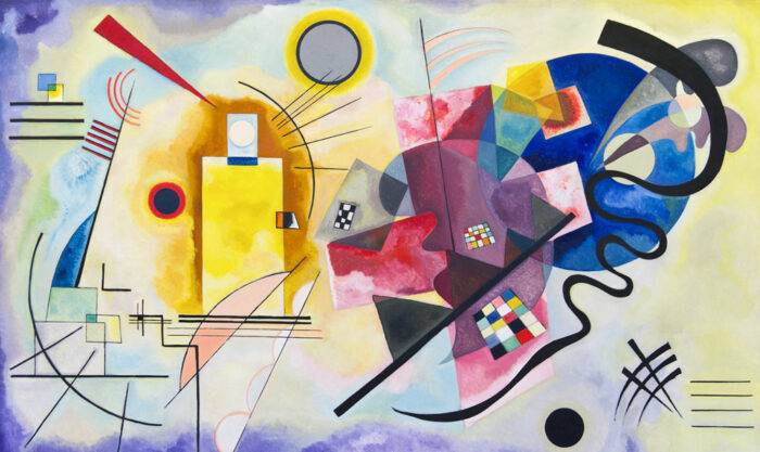 Yellow-Red-Blue-abstract-painting-by-Wassily-Kandinsky